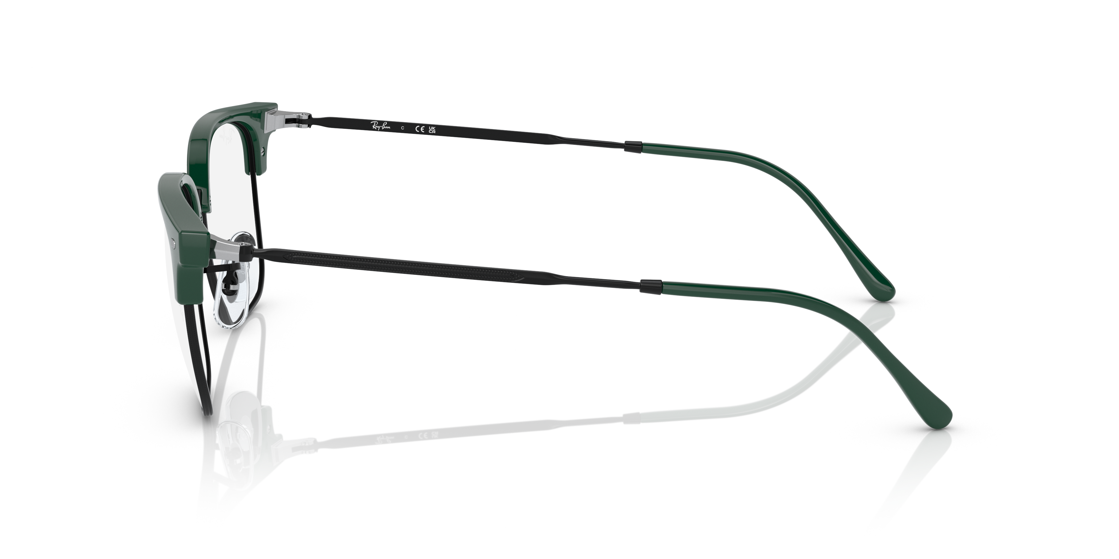 Ray-Ban 0RX7216 Glasses in Green | Target Optical