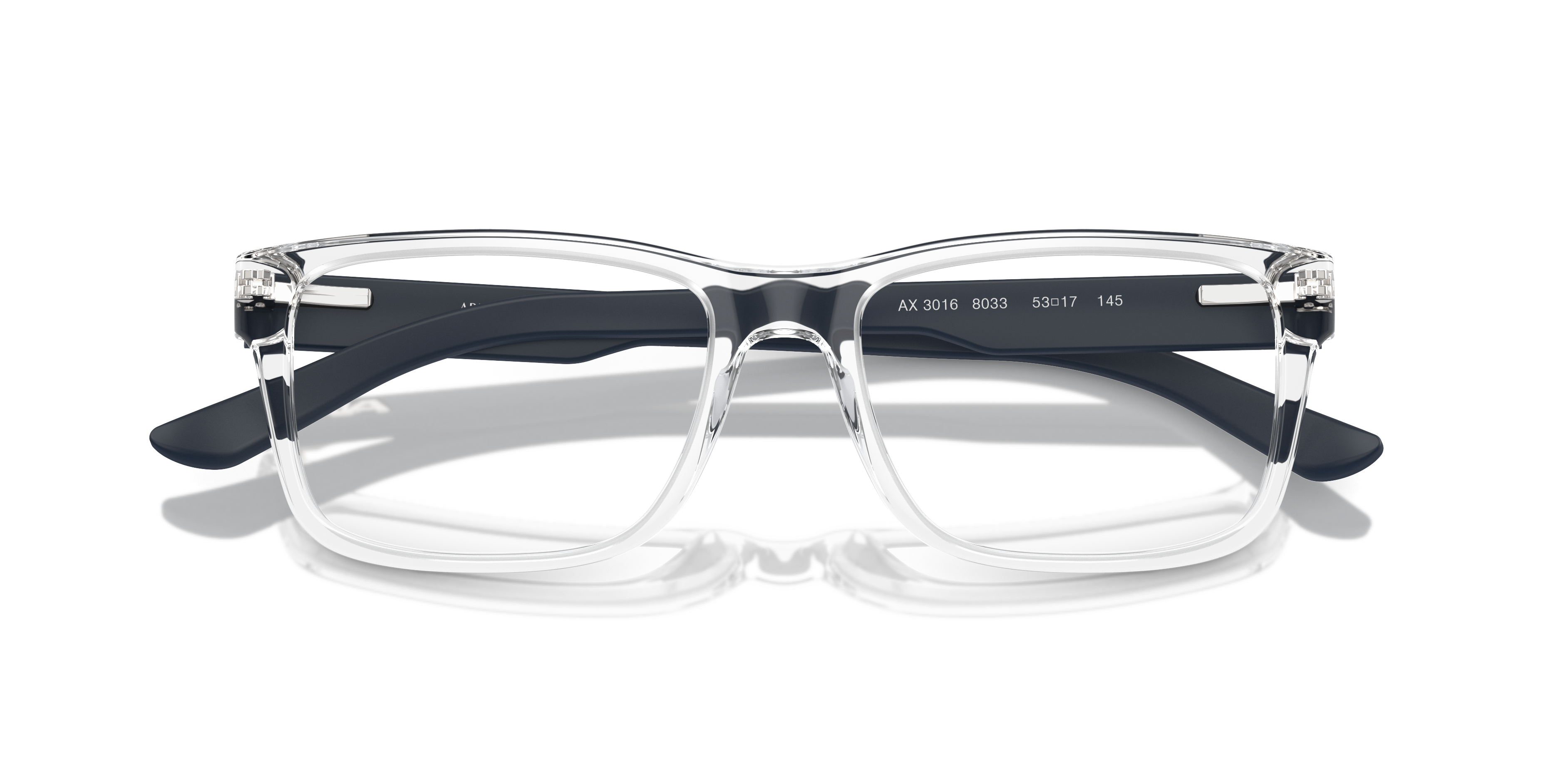 Armani Exchange 0AX3016 Glasses in Clear/White | Target Optical