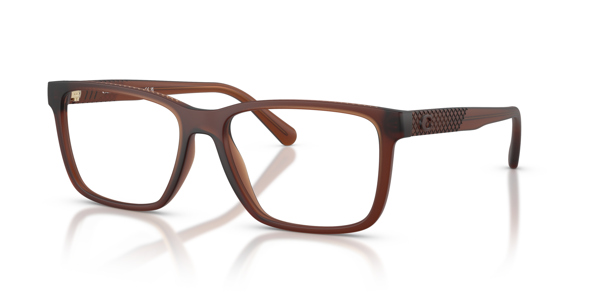 Coach Brown Rectangular Eyeglass Frames Amazon.com: COACH HC6119 Prescription Eyewear Frames, Brown  main image 4