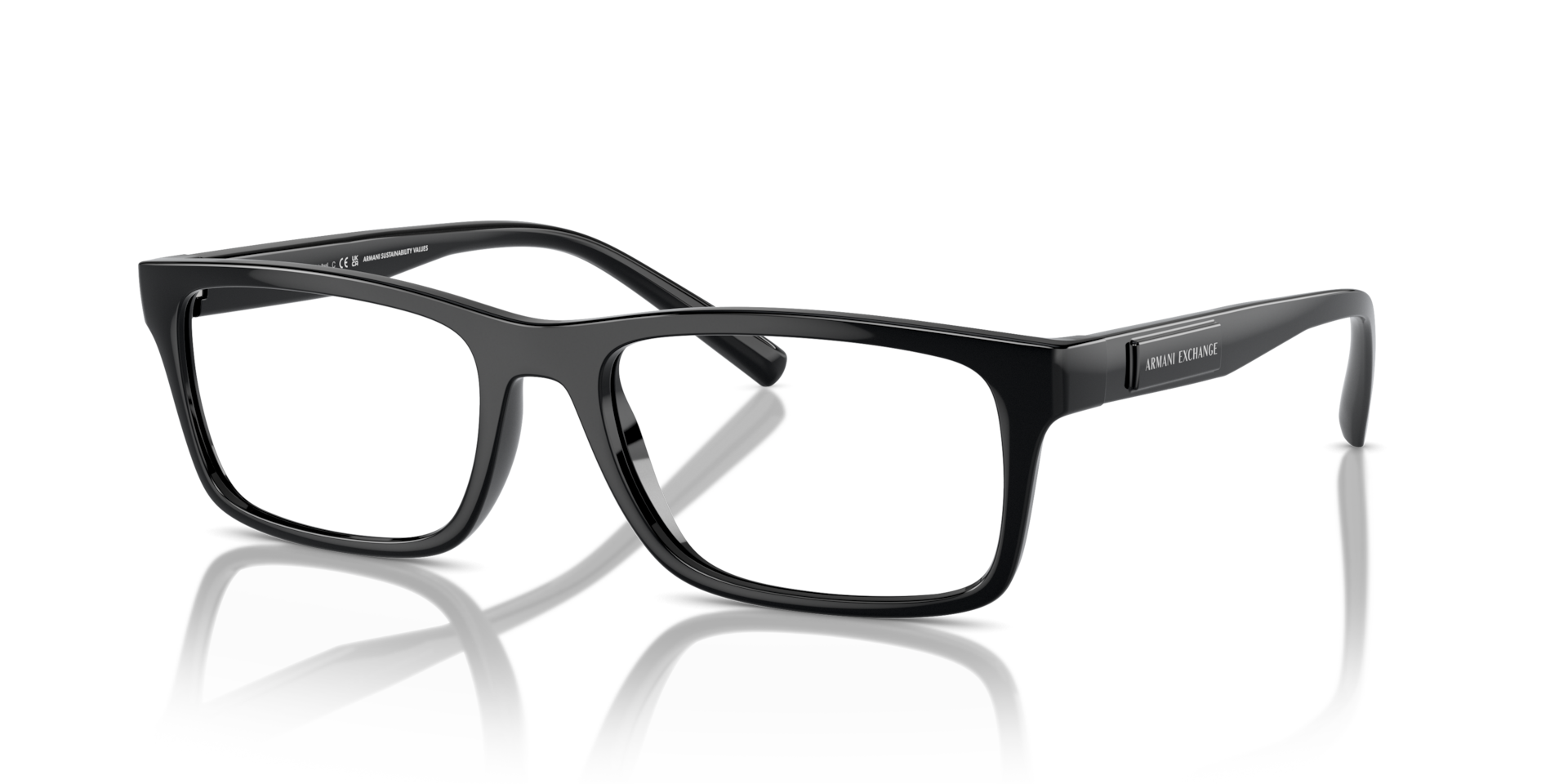 Armani Exchange Armani Exchange Glasses in Black | Target Optical