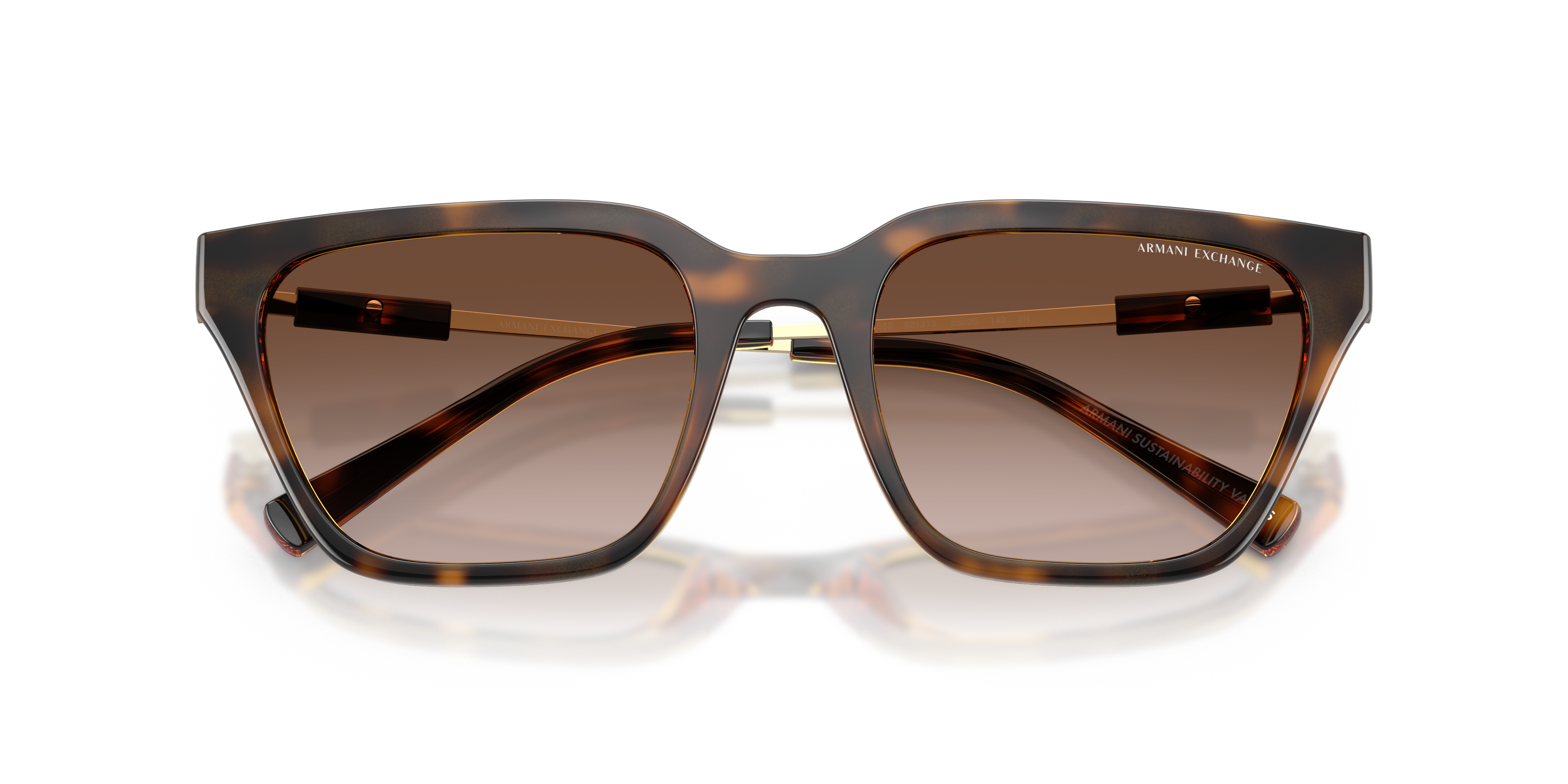 Armani Exchange 0AX4158S Sunglasses in Tortoise | Target Optical