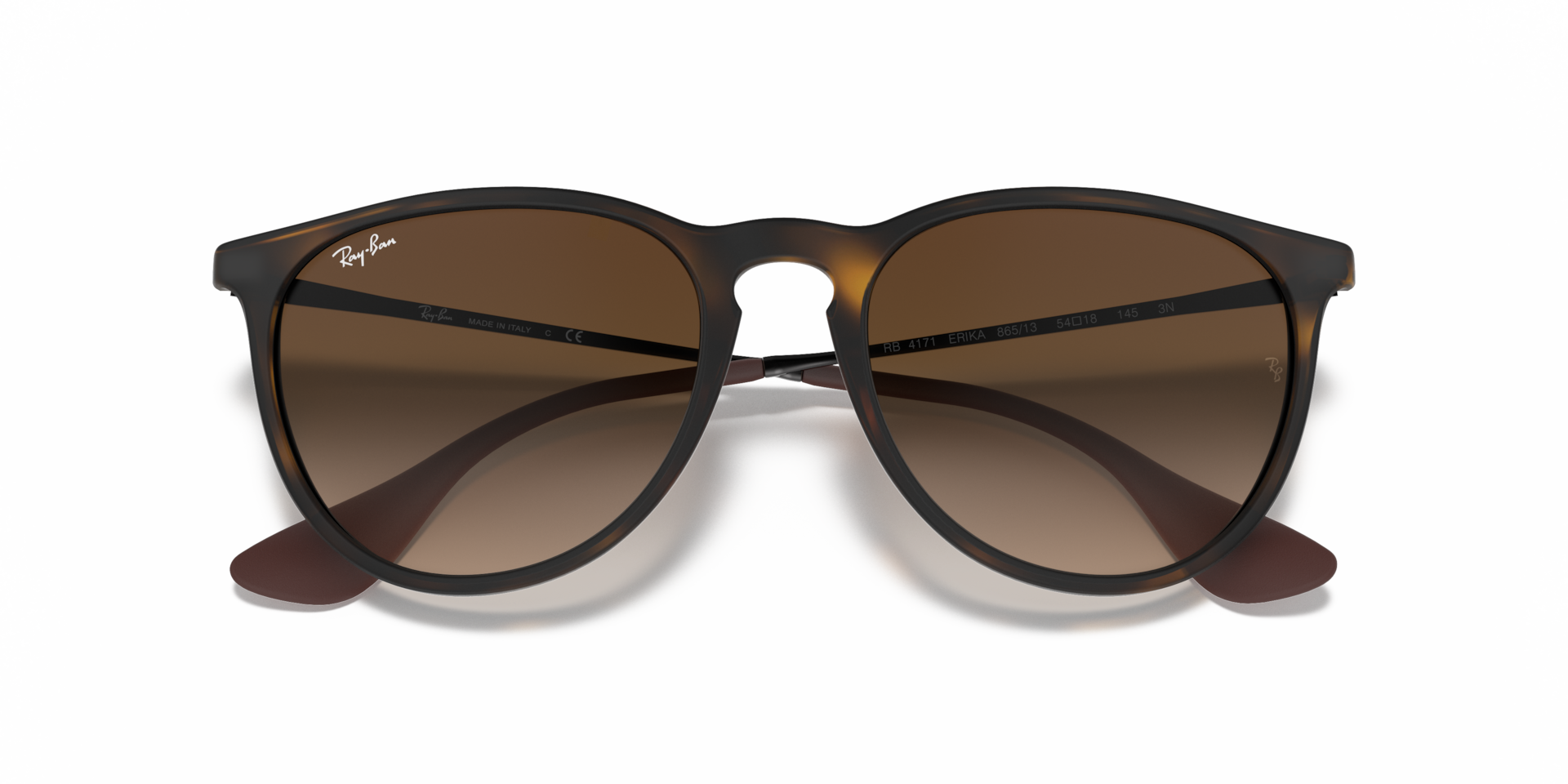 Ray-Ban Brown Tortious Shell Erika Sunglasses NWOT Ray-Ban RB4171 Erika Classic Sunglasses | LensCrafters main image 2